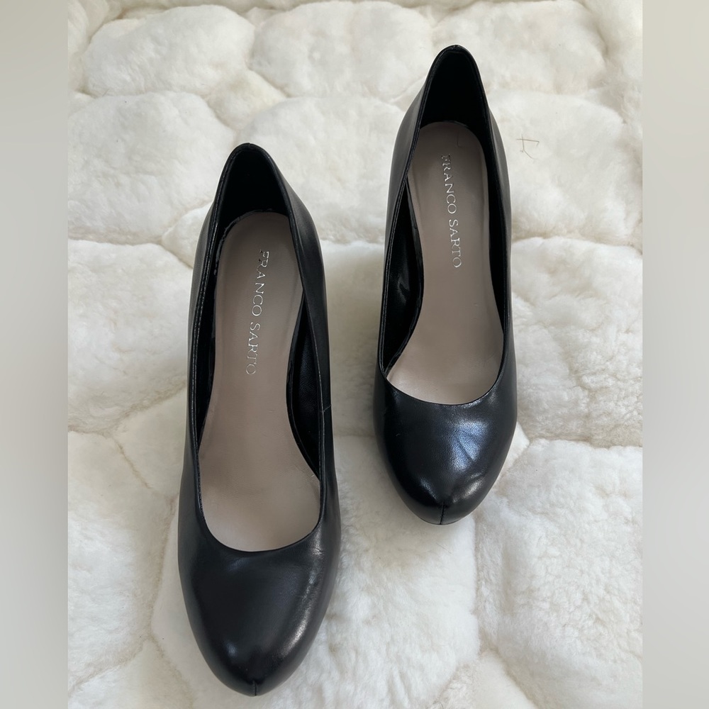 FRANCO SARTO LEATHER HEELS